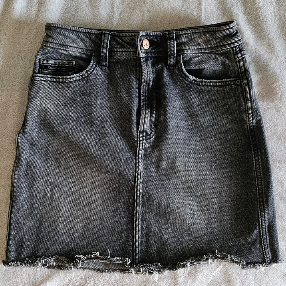 Denim Mini Skirt